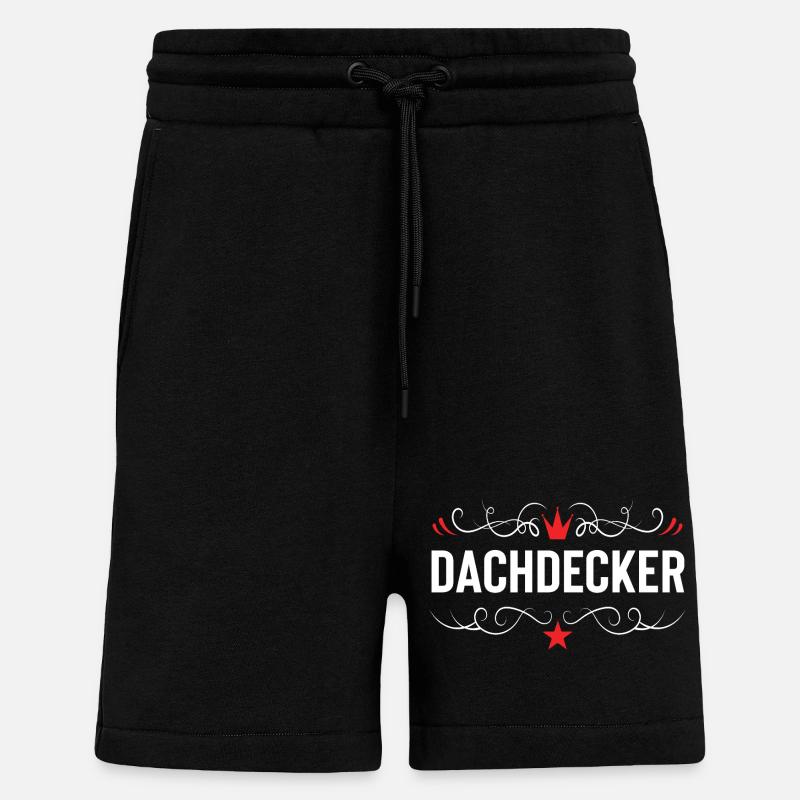 Dachdecker Beruf - Shorts - made by SPREAD - SOLID BLACK