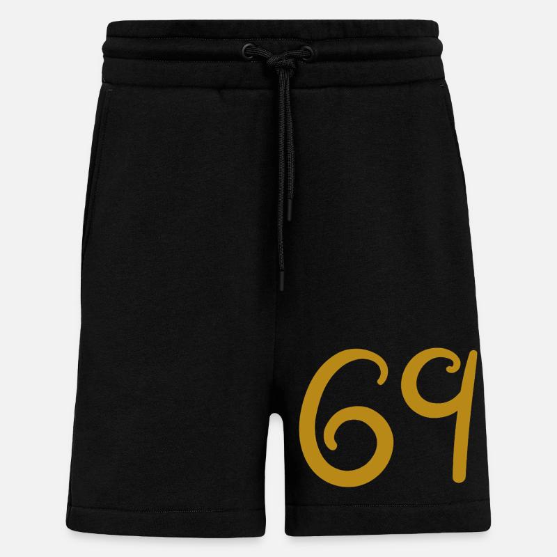 69 - Shorts - made by SPREAD - SOLID BLACK