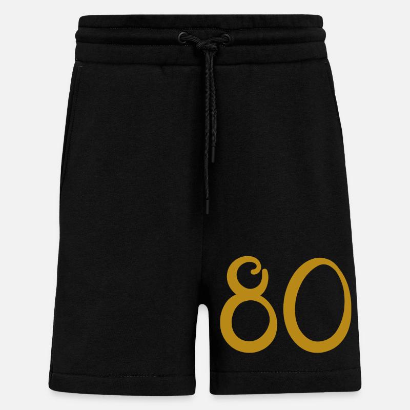 80 - Shorts - made by SPREAD - SOLID BLACK