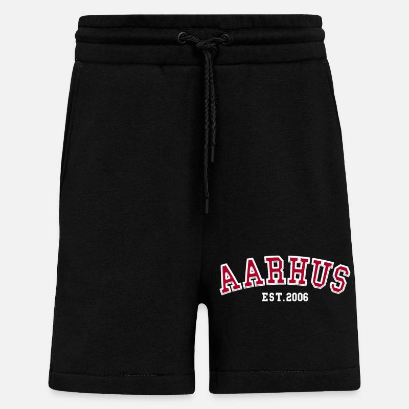 Aarhus Est. 2006 - Shorts - made by SPREAD - SOLID BLACK