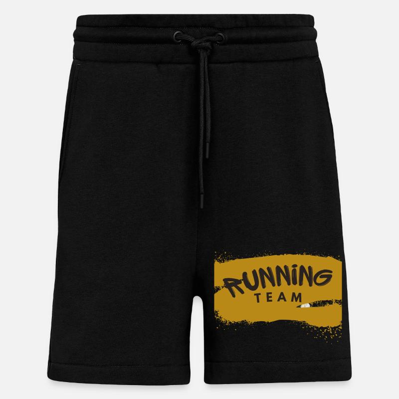 Running Team - Shorts - made by SPREAD - SOLID BLACK