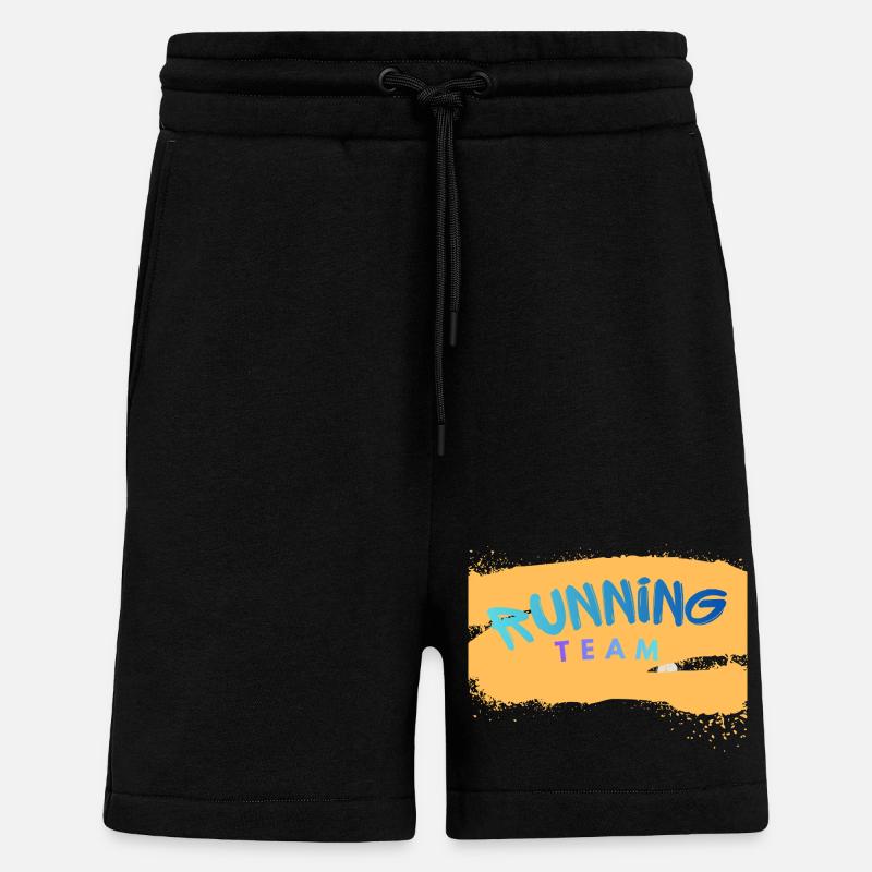 Running Team - Shorts - made by SPREAD - SOLID BLACK