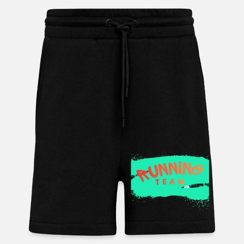 Running Team - Shorts - made by SPREAD - SOLID BLACK