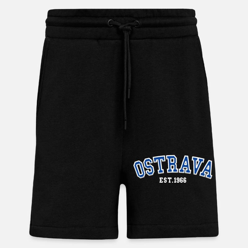 Ostrava Est. 1966 - Shorts - made by SPREAD - SOLID BLACK