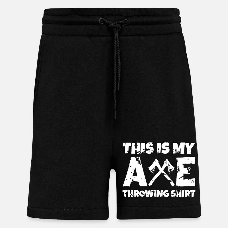 Axtwurf-Stolz-Tee - Shorts - made by SPREAD - SOLID BLACK