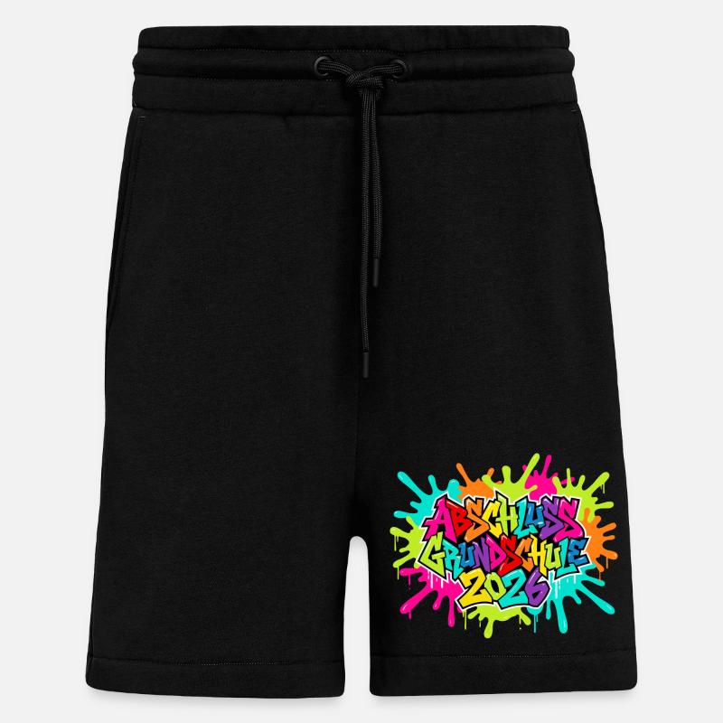 Grundschule Abschluss 2026 - Shorts - made by SPREAD - SOLID BLACK
