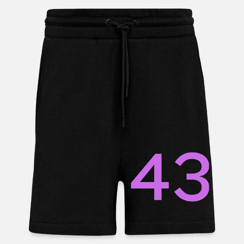 43 - Short bio décontracté fabriqué en UE - SOLID BLACK