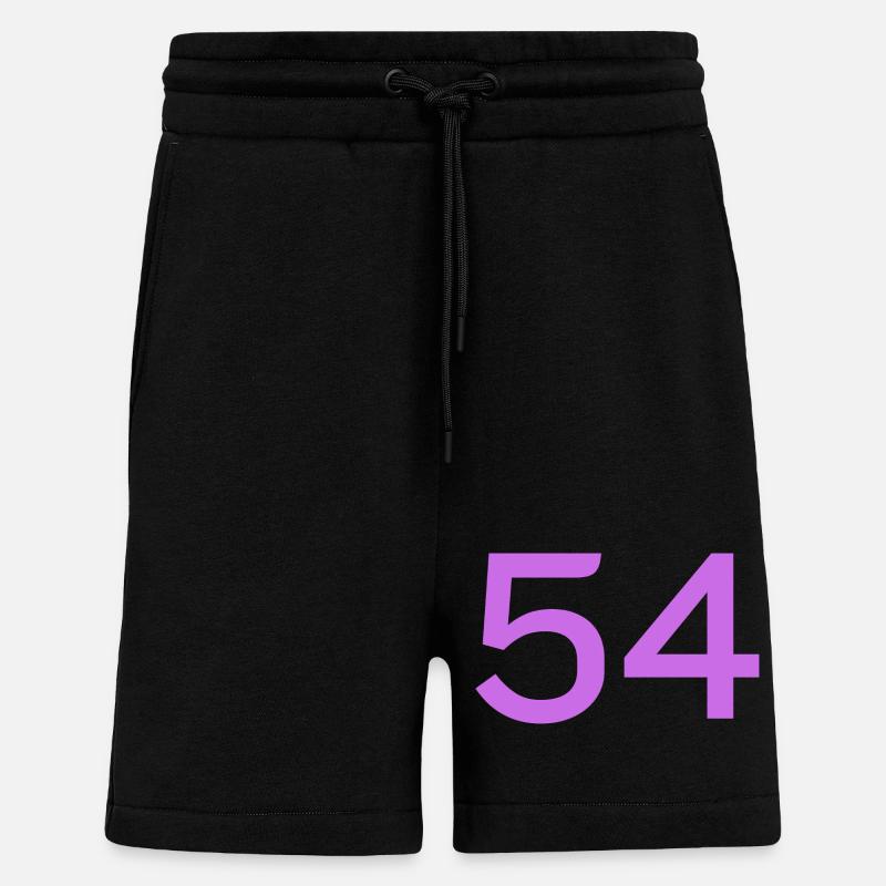 54 - Short bio décontracté fabriqué en UE - SOLID BLACK