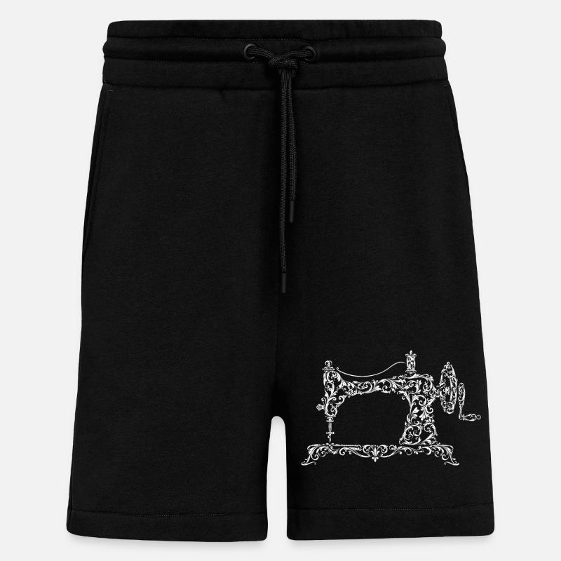 sewing machine - Shorts - made by SPREAD - SOLID BLACK