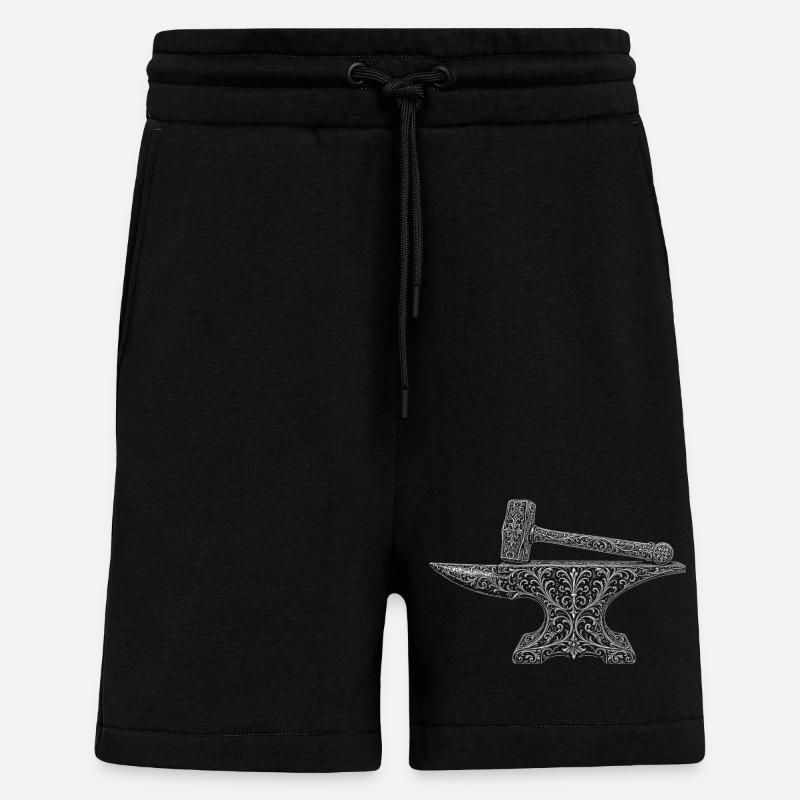 blacksmith - Shorts - made by SPREAD - SOLID BLACK