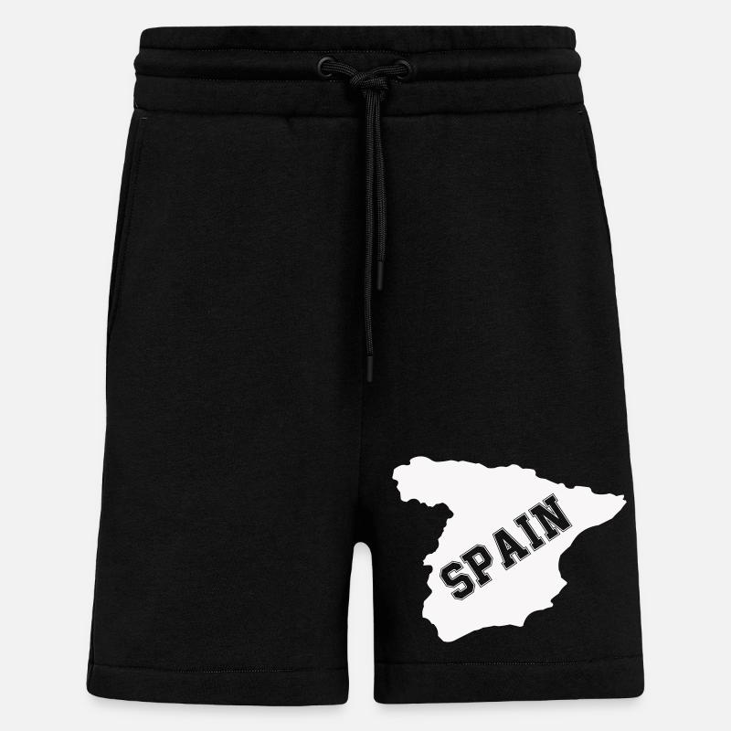 spanien spain - Shorts - made by SPREAD - SOLID BLACK