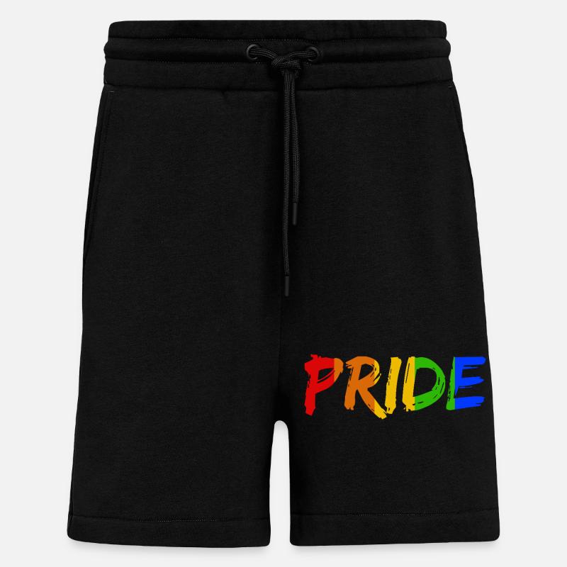 PRIDE - Short bio décontracté fabriqué en UE - SOLID BLACK