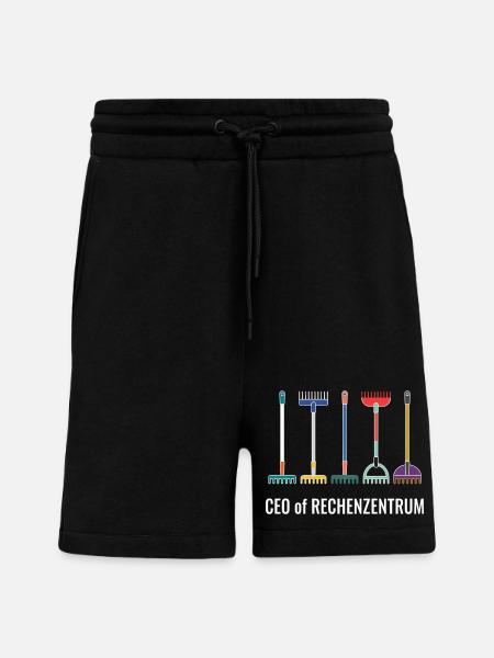 Leiter vom Rechenzentrum Gärtner EDV IT - Shorts - made by SPREAD - SOLID BLACK