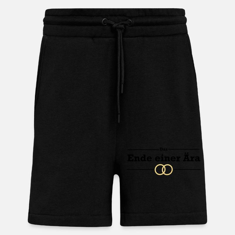 Baccalauréat - Short bio décontracté fabriqué en UE - SOLID BLACK