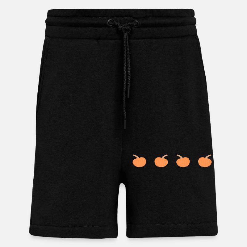 4 citrouilles d’affilée - Short bio décontracté fabriqué en UE - SOLID BLACK