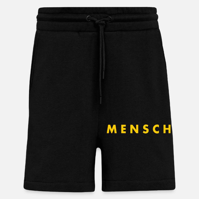 Mensch - Shorts - made by SPREAD - SOLID BLACK