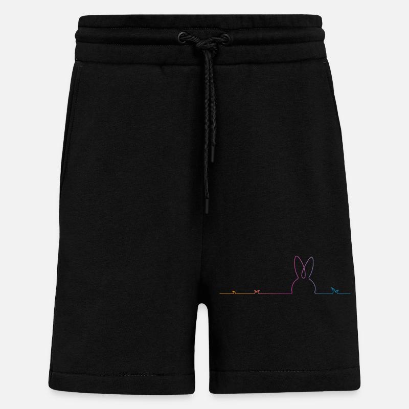 Easter Bunny Easter - Shorts - made by SPREAD - SOLID BLACK