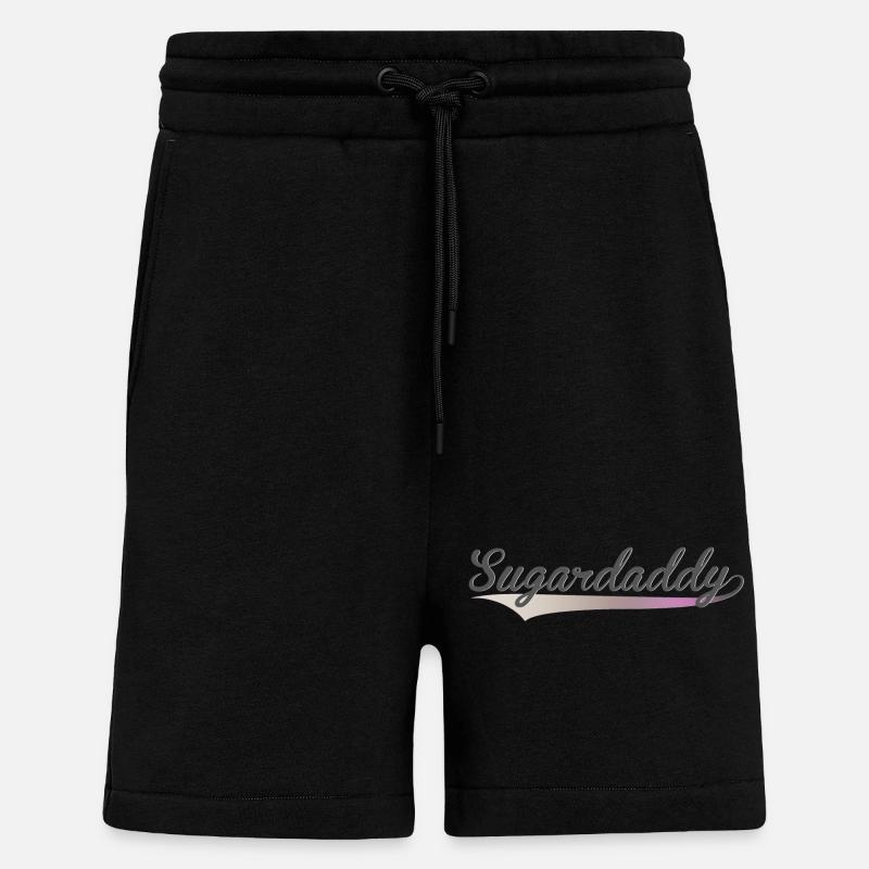 sugardaddy - Short bio décontracté fabriqué en UE - SOLID BLACK