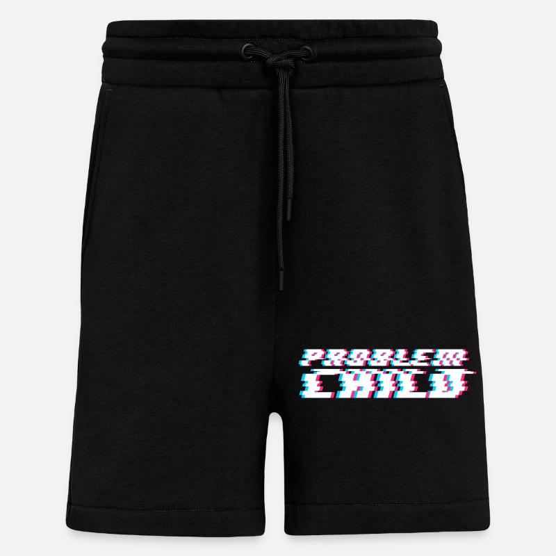 Problem child - Shorts - made by SPREAD - SOLID BLACK