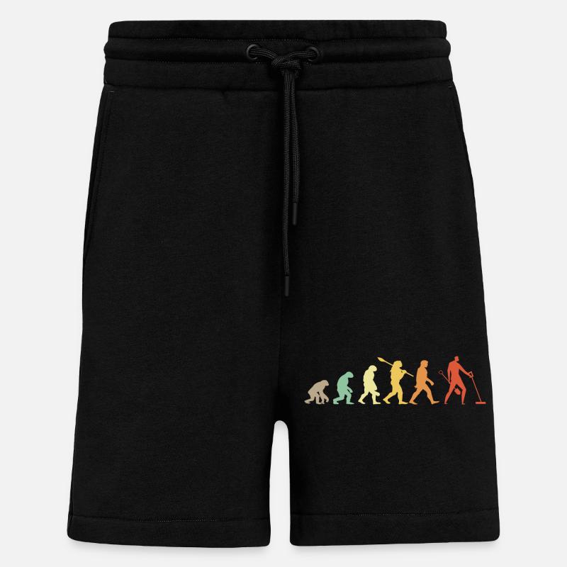 Evolution Treasure Hunter Metalldetektor - Shorts - made by SPREAD - SOLID BLACK