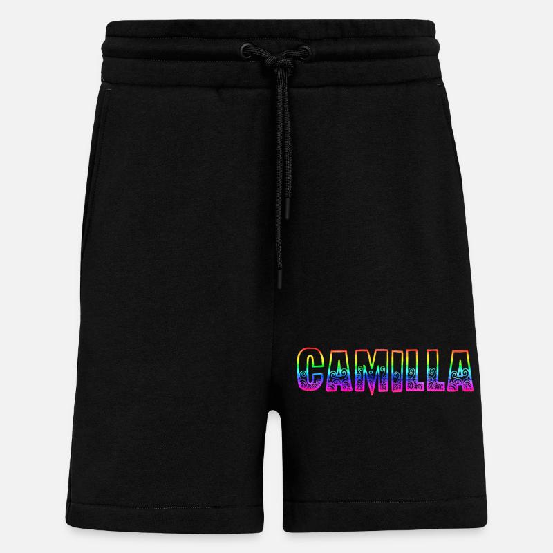 camilla rs regenbogen - Shorts - made by SPREAD - SOLID BLACK