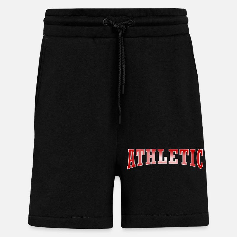 Athletic design squad - Shorts - made by SPREAD - SOLID BLACK
