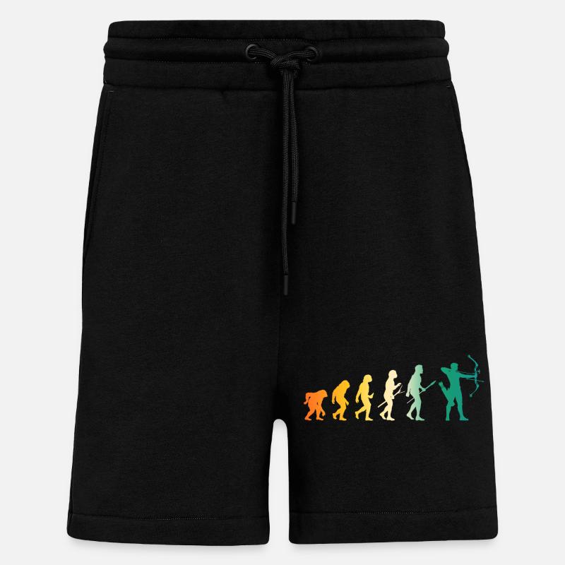Bogenschütze Evolution Bogenschießen - Shorts - made by SPREAD - SOLID BLACK