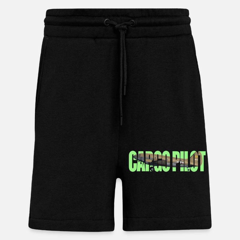 Cargo pilot C-46 - Shorts - made by SPREAD - SOLID BLACK