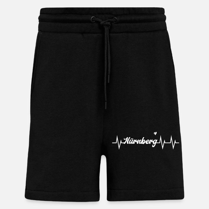 Heartbeat Nürnberg - Shorts - made by SPREAD - SOLID BLACK