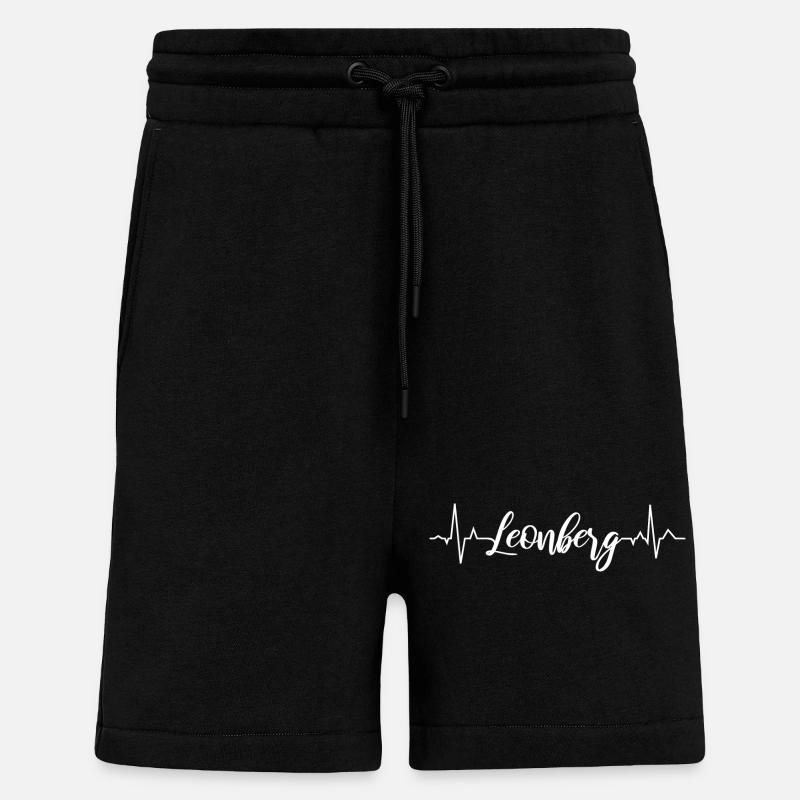 ECG Leonberg - Short bio décontracté fabriqué en UE - SOLID BLACK
