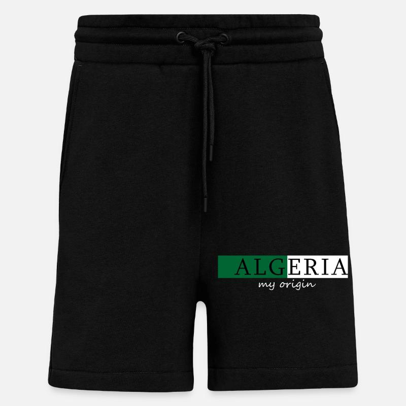 Algerien Meine Herkunft - Shorts - made by SPREAD - SOLID BLACK