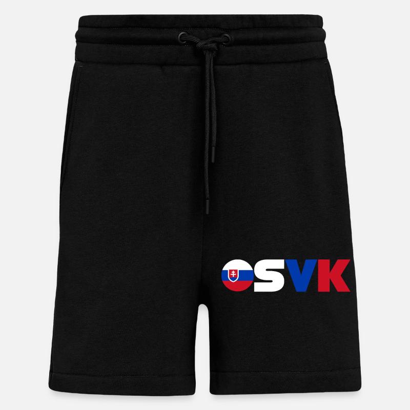Slowakei - Shorts - made by SPREAD - SOLID BLACK