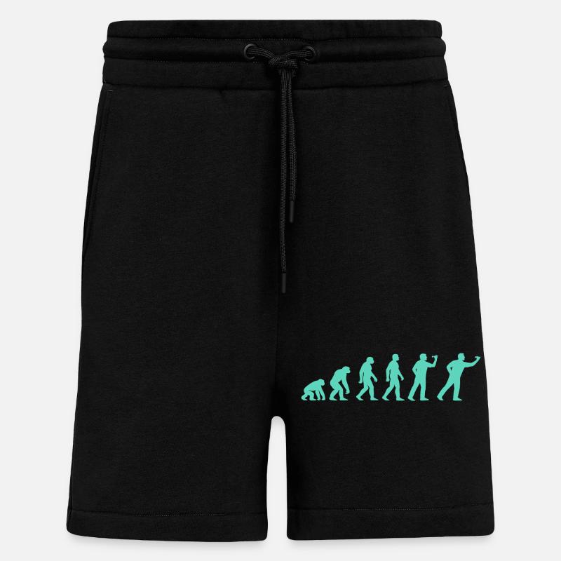 Silhouette évolutive avancée - Short bio décontracté fabriqué en UE - SOLID BLACK
