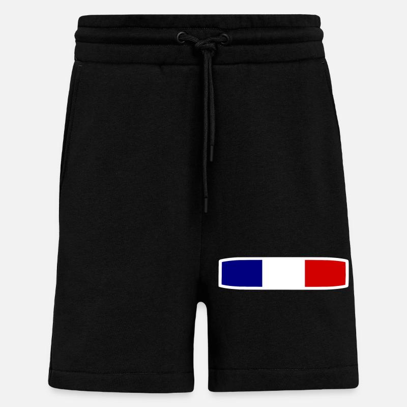 FRANCE - Short bio décontracté fabriqué en UE - SOLID BLACK