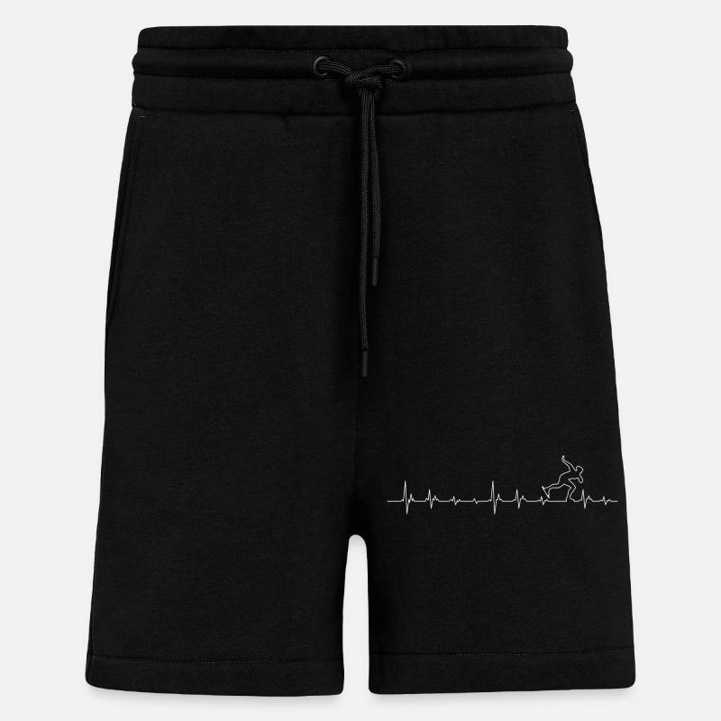 Pulse Run Silhouette - Shorts - made by SPREAD - SOLID BLACK