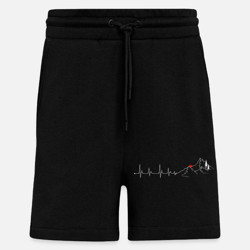 Pic rouge Summit Pulse - Short bio décontracté fabriqué en UE - SOLID BLACK