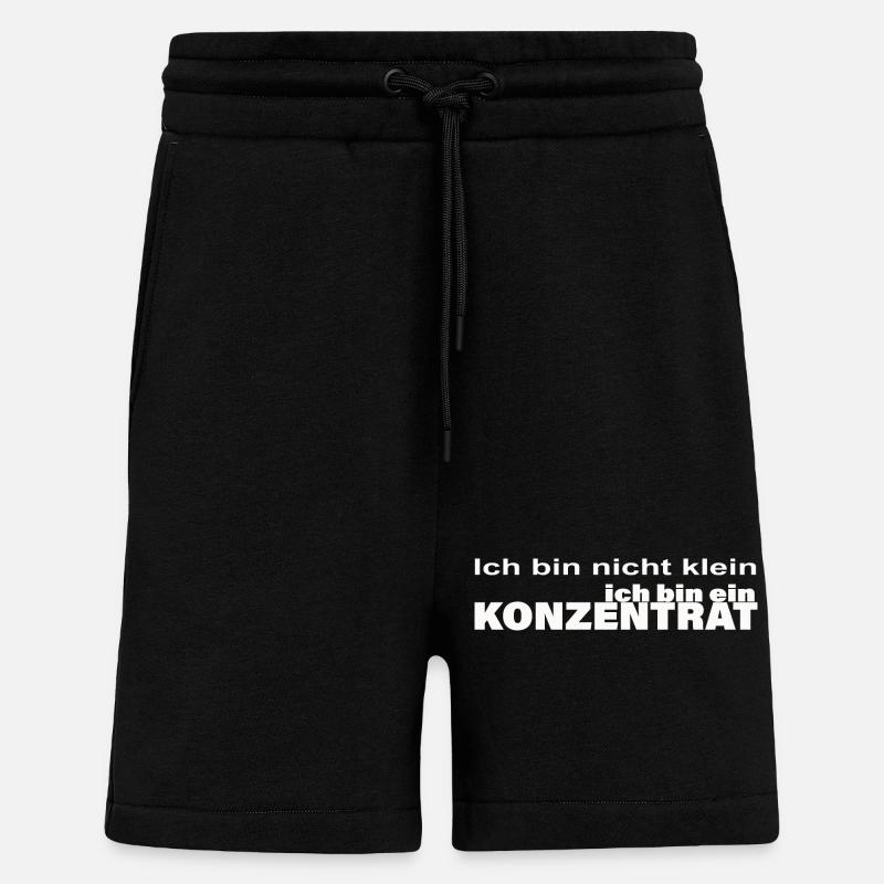 Concentrer - Short bio décontracté fabriqué en UE - SOLID BLACK