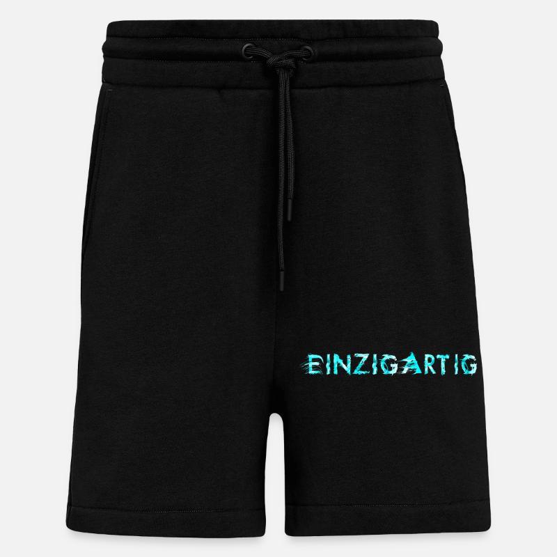 Einzigartig arctic blue - Shorts - made by SPREAD - SOLID BLACK