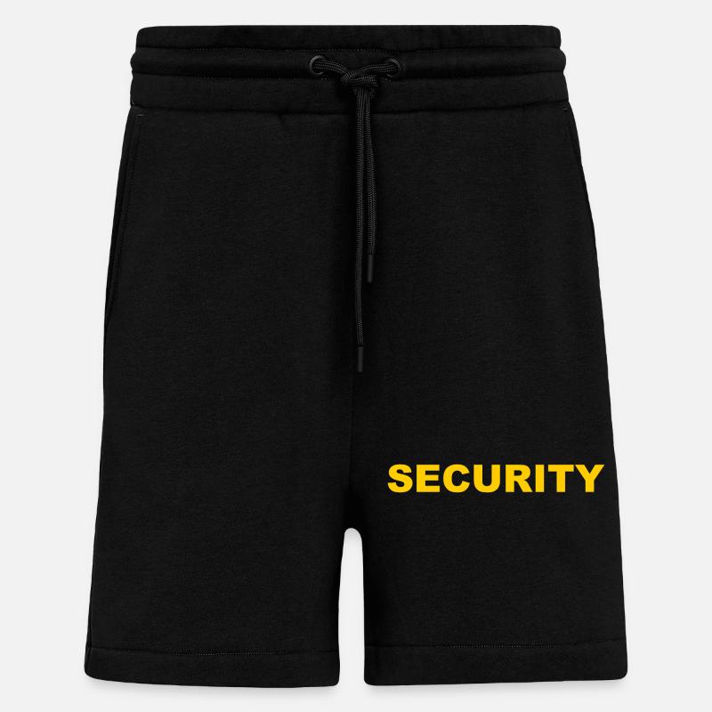 Security - Security Service - Bouncer - Shorts - made by SPREAD - SOLID BLACK