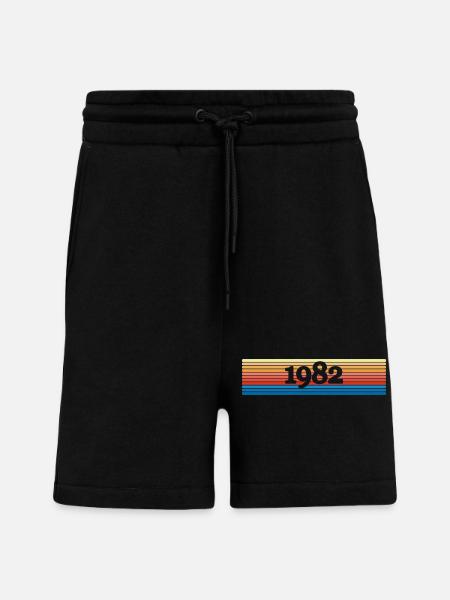 1982 - Shorts - made by SPREAD - SOLID BLACK