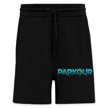 Parkour Freerunning Sport - Shorts - made by SPREAD - SOLID BLACK - Vorne