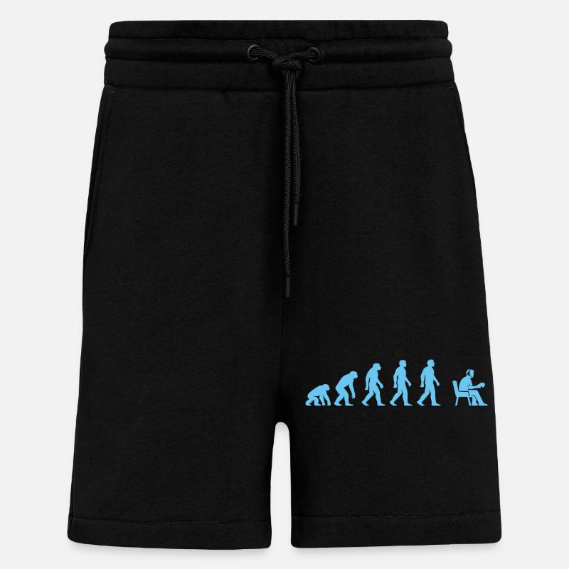 Evolution to office work - Shorts - made by SPREAD - SOLID BLACK