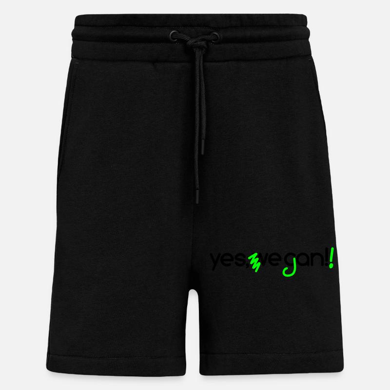 yes we can vegan - Shorts - made by SPREAD - SOLID BLACK