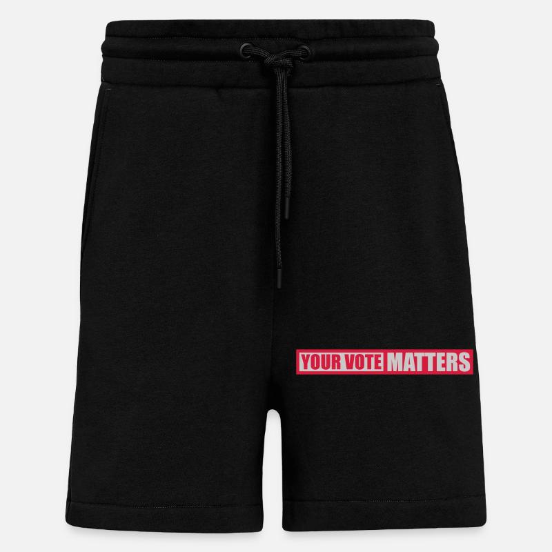 your vote matters Zitat - Shorts - made by SPREAD - SOLID BLACK