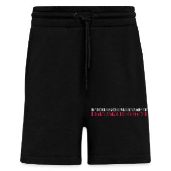 ce que je dis citation - Short bio décontracté fabriqué en UE - SOLID BLACK - Devant