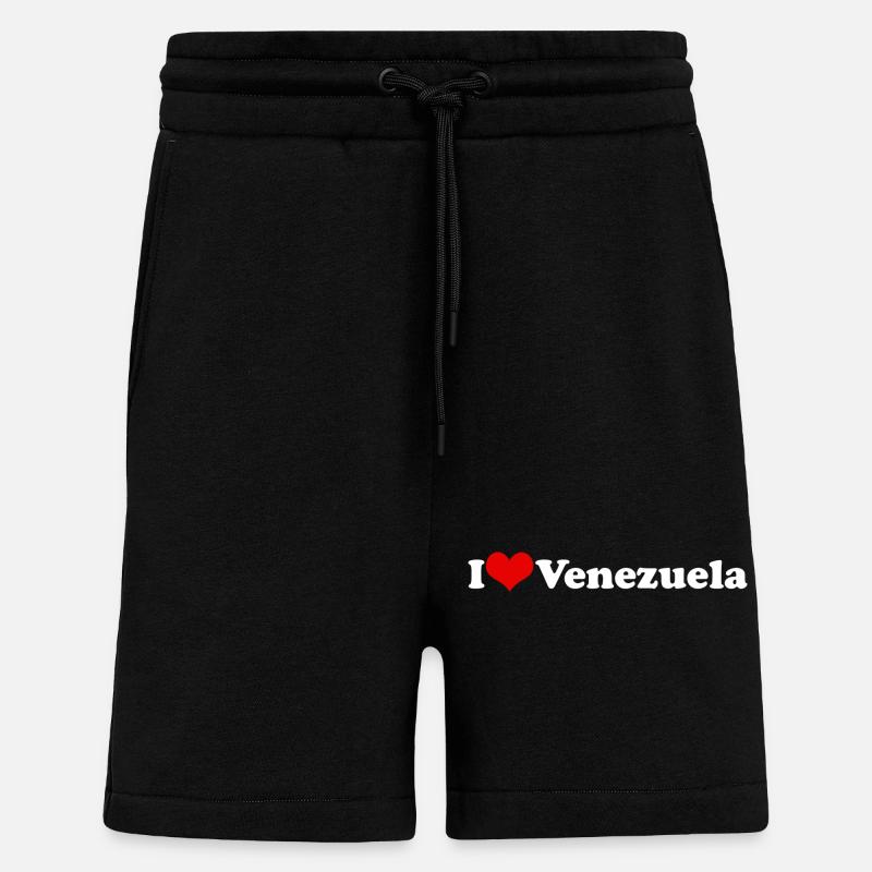 Ich liebe Venezuela - Shorts - made by SPREAD - SOLID BLACK