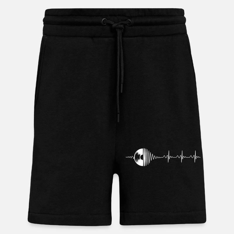 Pulswellen-Audioring - Shorts - made by SPREAD - SOLID BLACK