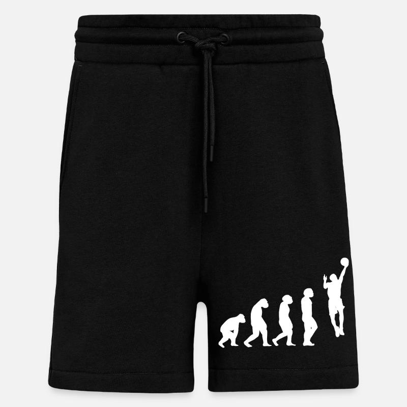 Basketballspieler Evolution Basketball - Shorts - made by SPREAD - SOLID BLACK