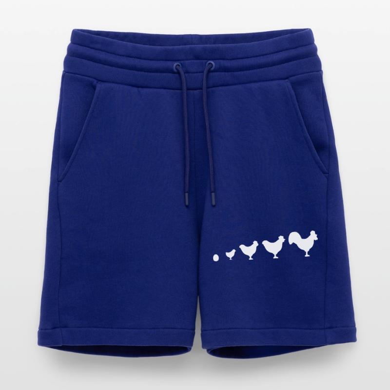 Evolution Bauer Huhn Hahn lustig Shorts - made by SPREAD