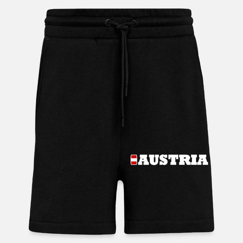 Austria / Austria - Shorts - made by SPREAD - SOLID BLACK